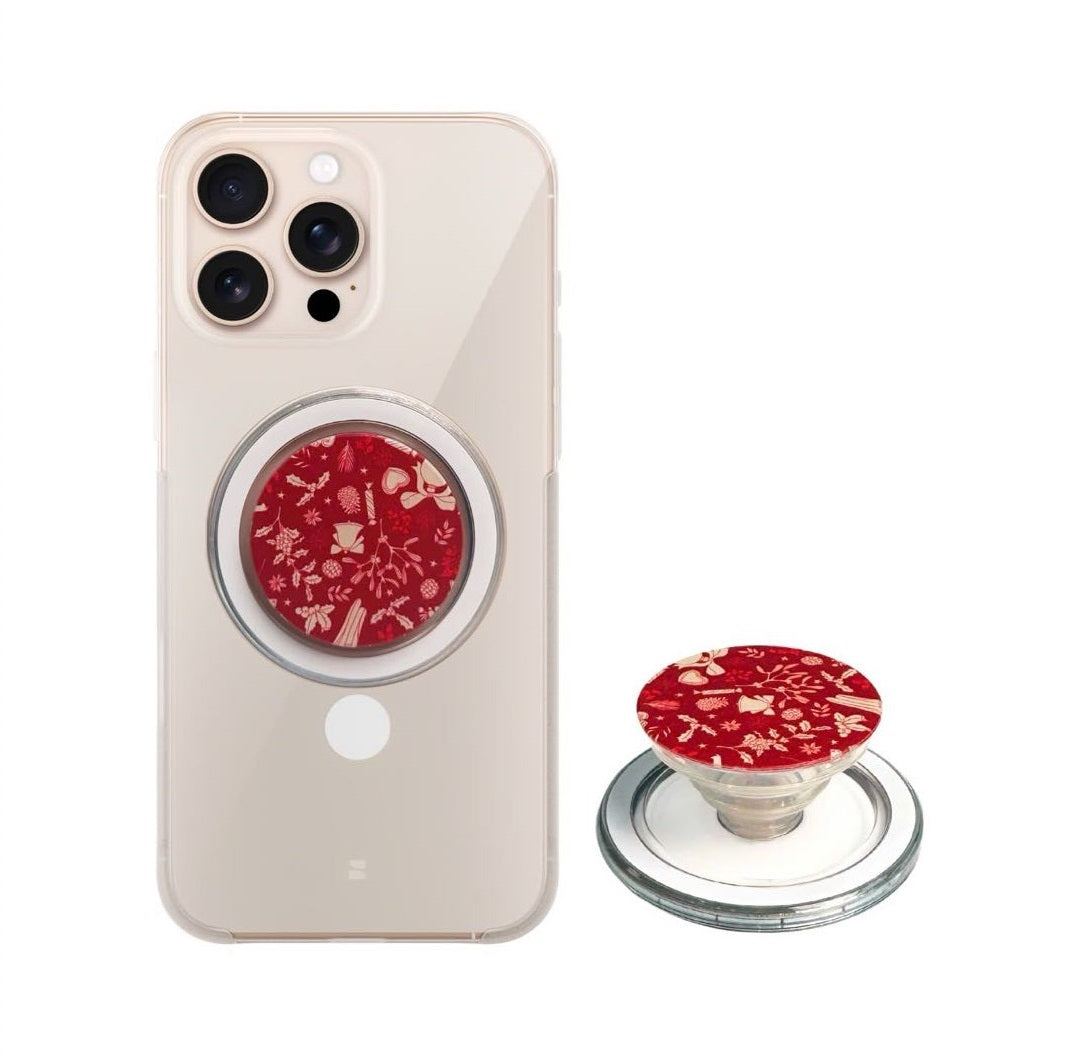 Magnetic Phone Grip, Adapter Ring Plate included
