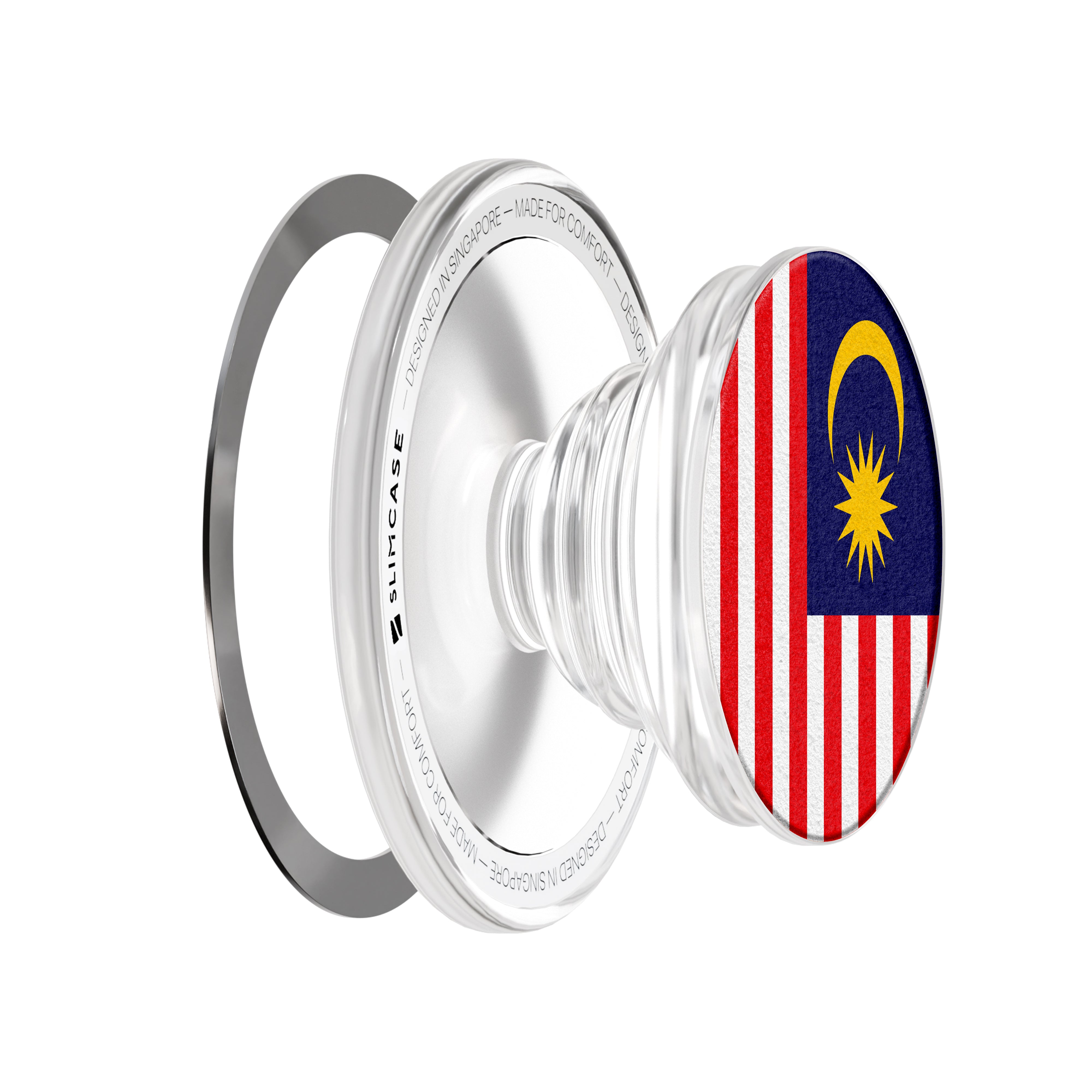 Magnetic Phone Grip, Adapter Ring Plate included