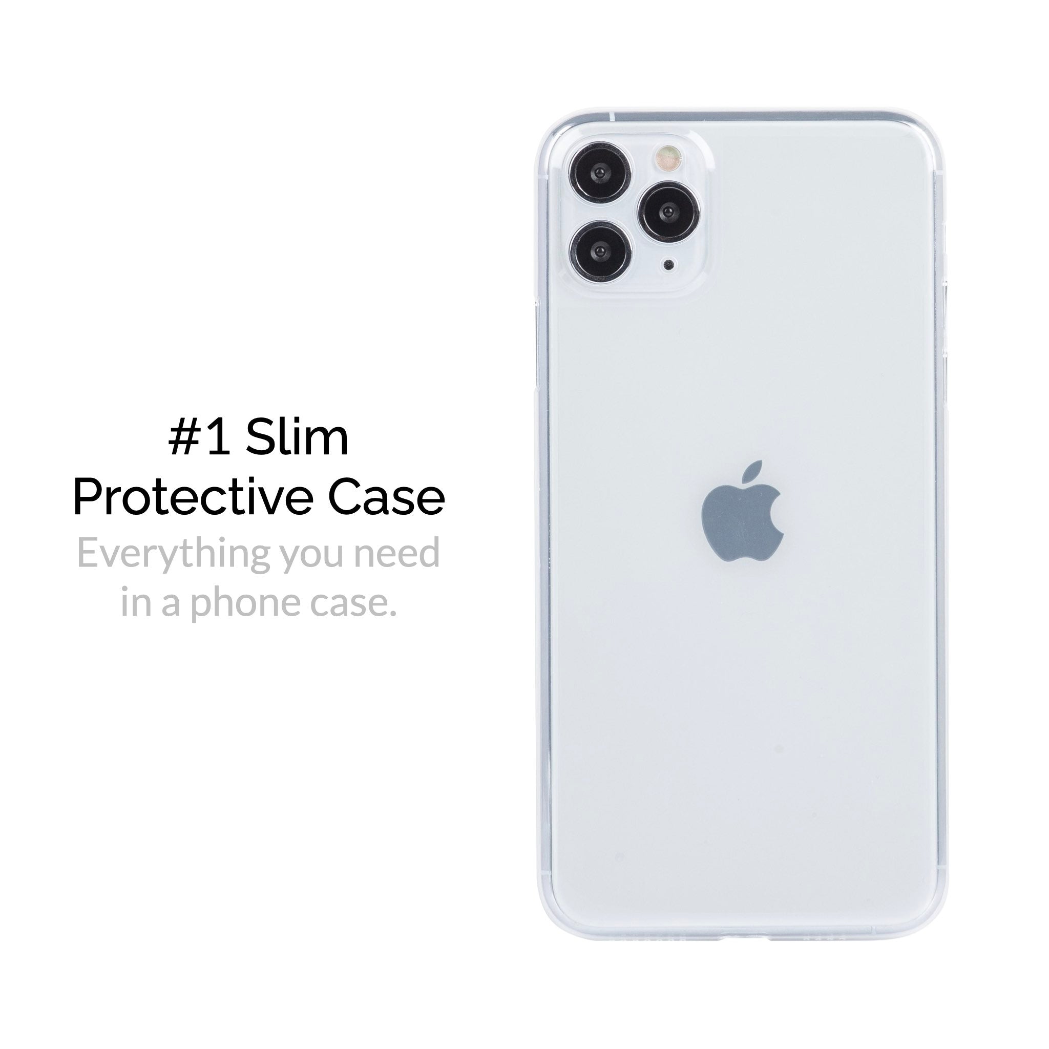 Slimcase for iPhone 11 Pro Max - Classic- Transparent - Slimcase.co