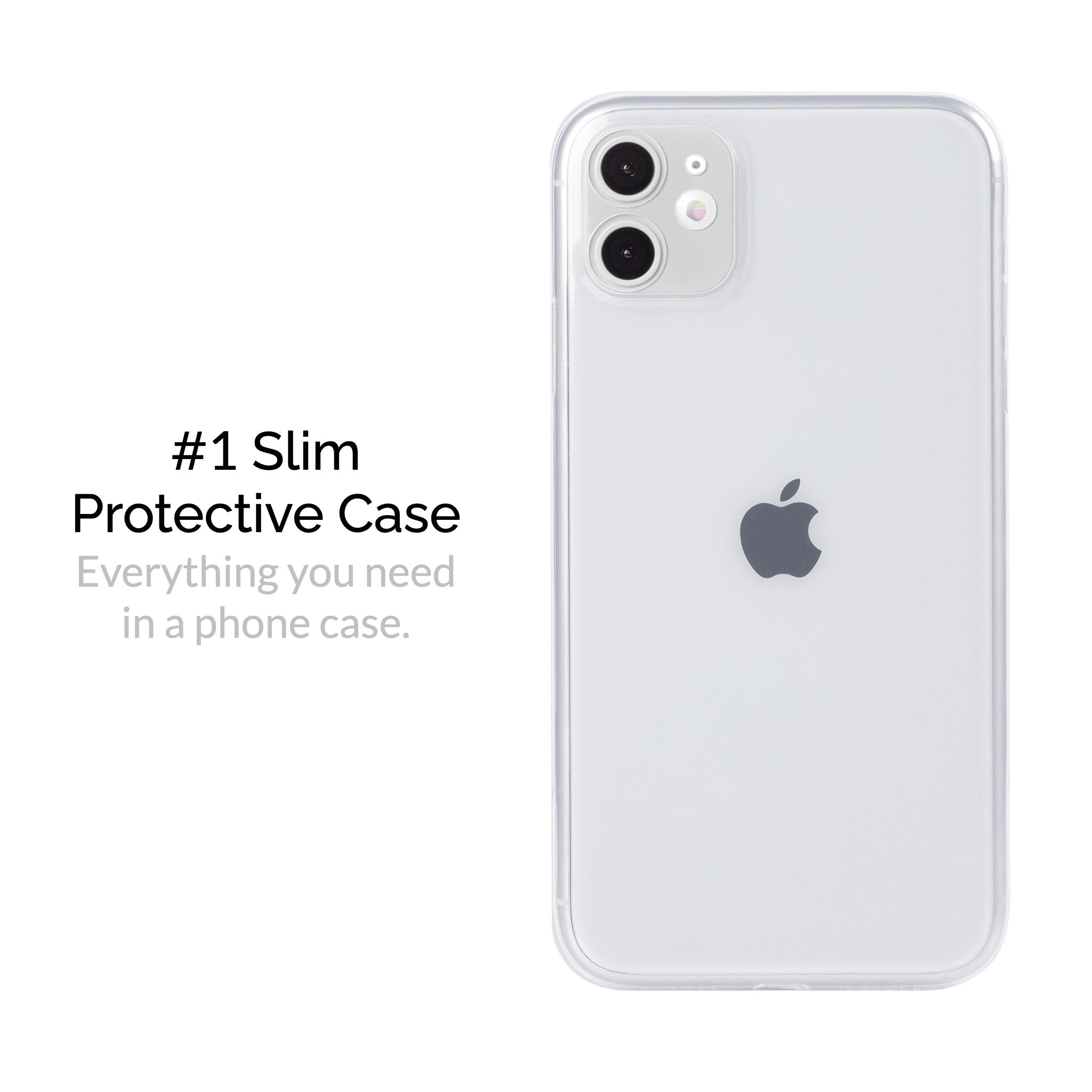 Slimcase for iPhone 11 - Classic - Transparent - Slimcase.co