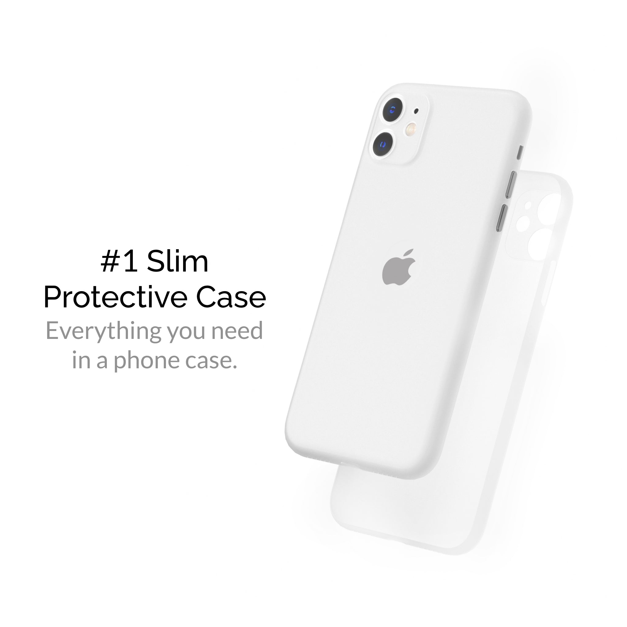 Slimcase for iPhone 11 - Classic - Transparent - Slimcase.co