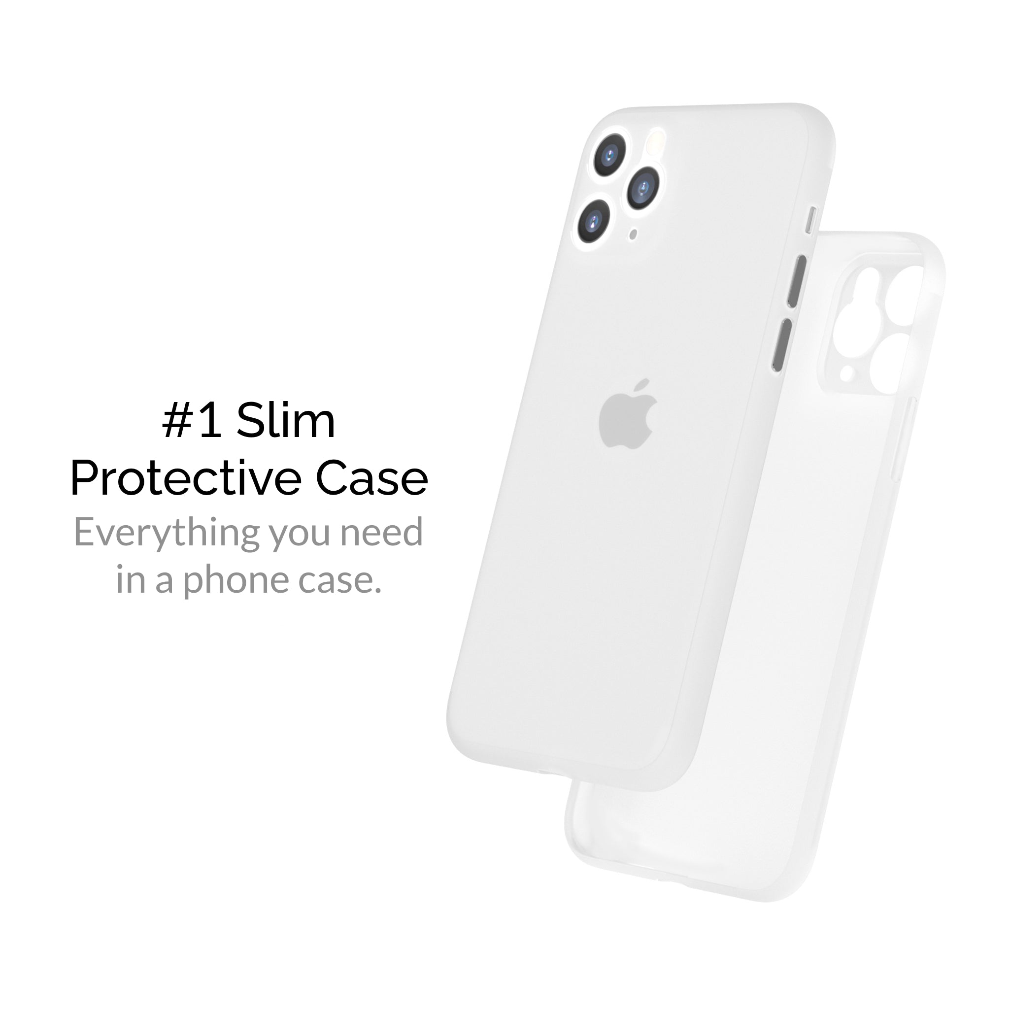Slimcase for iPhone 11 Pro Max - Classic- Transparent - Slimcase.co