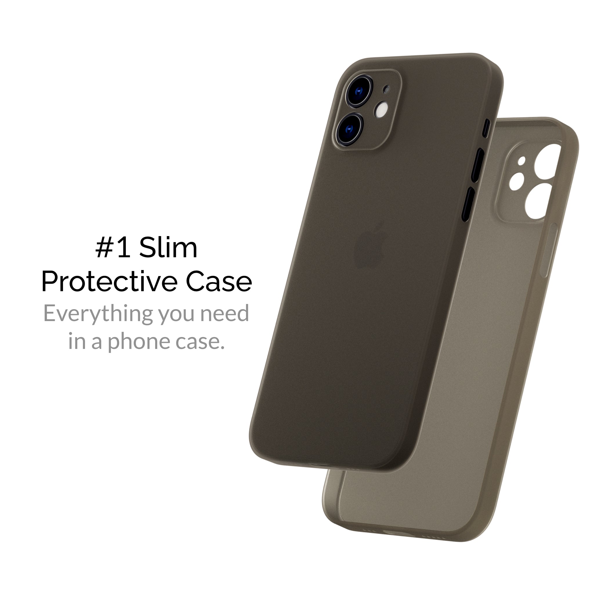 Slimcase for iPhone 12 Mini - Classic - Transparent - Slimcase.co