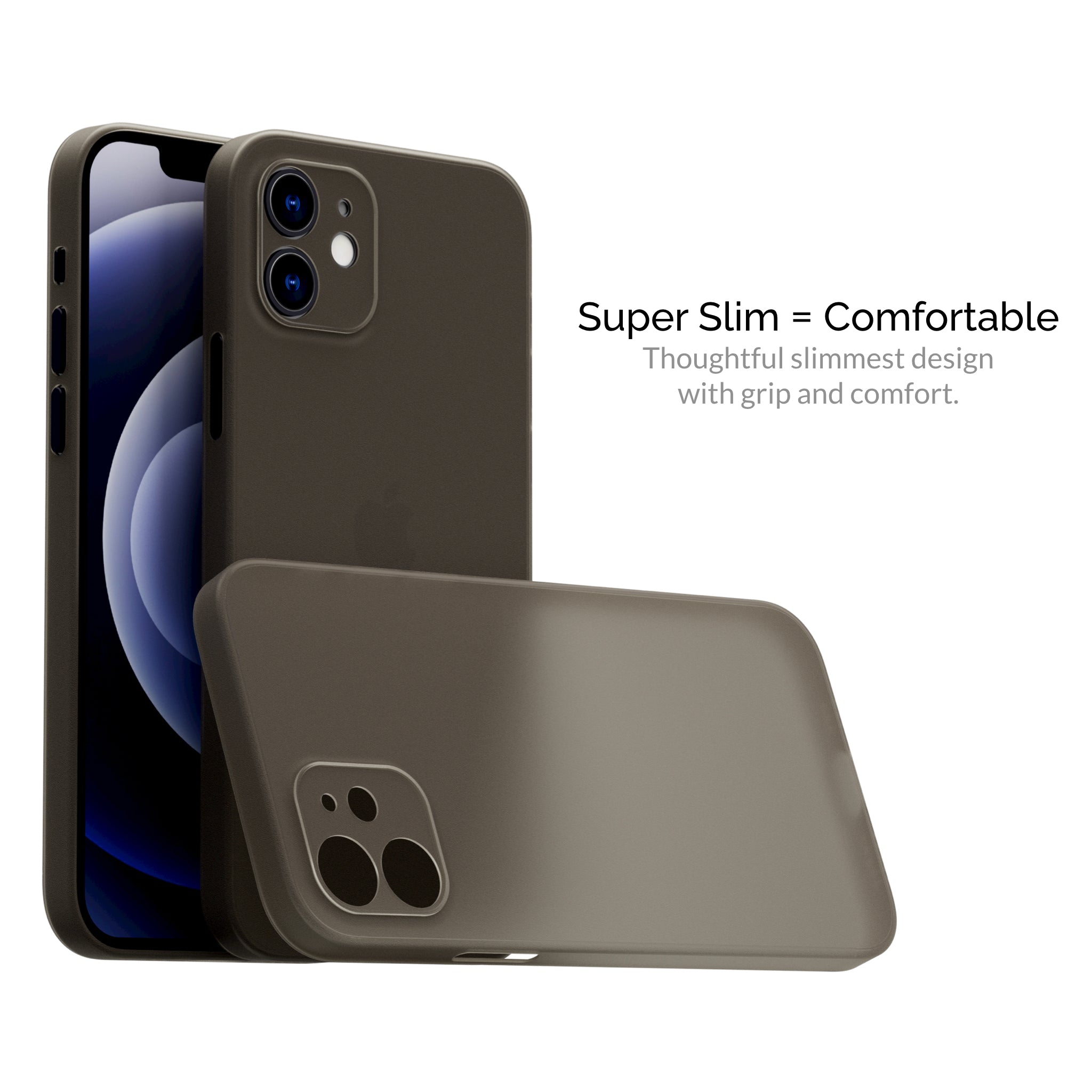 Slimcase for iPhone 12 Mini - Classic - Transparent - Slimcase.co