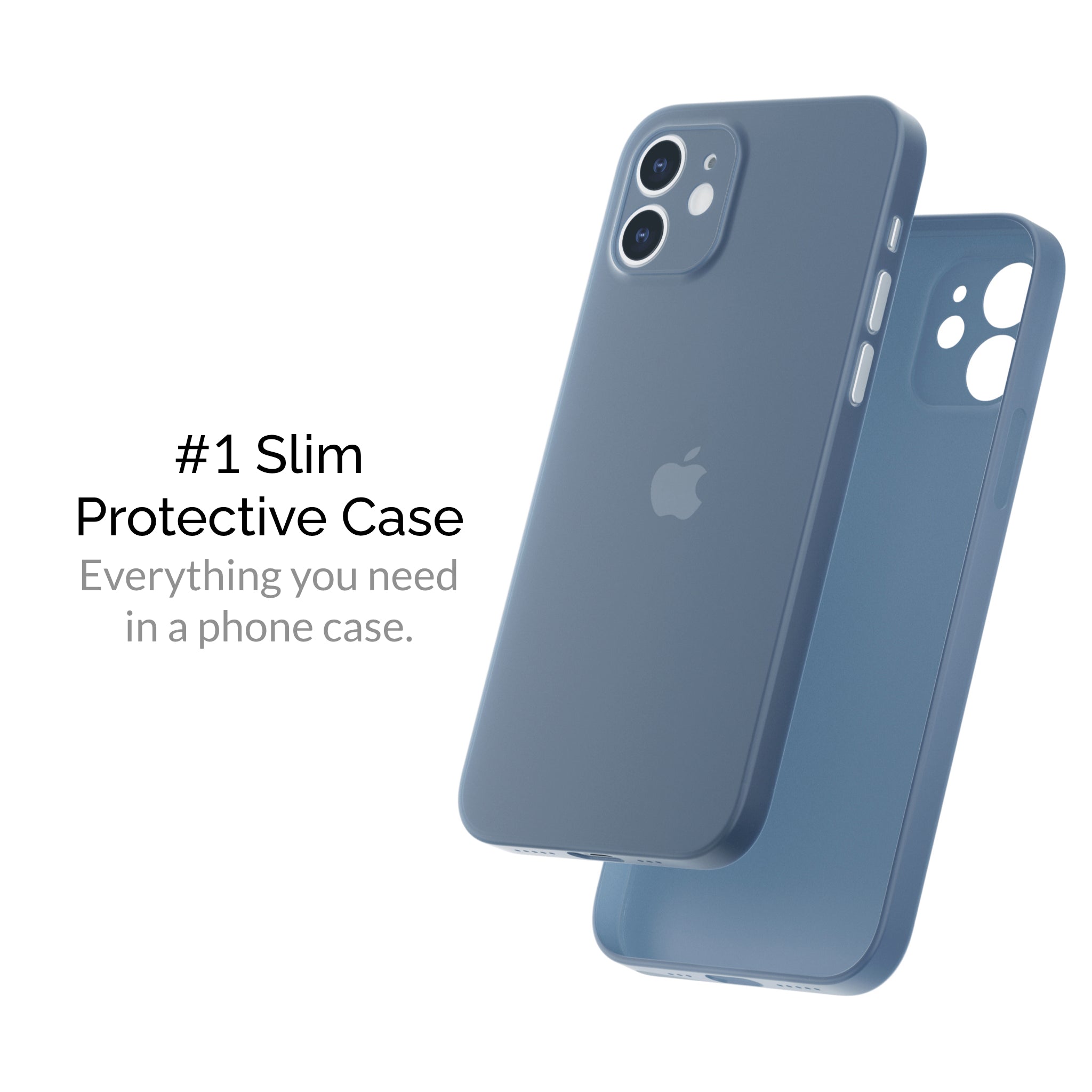 Slimcase for iPhone 12 Mini - Classic - Transparent - Slimcase.co