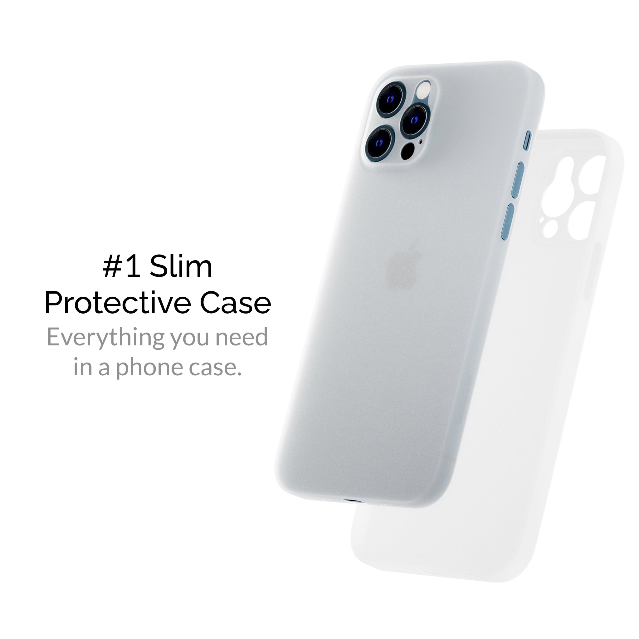 Slimcase for iPhone 12 Pro - Classic - Transparent - Slimcase.co