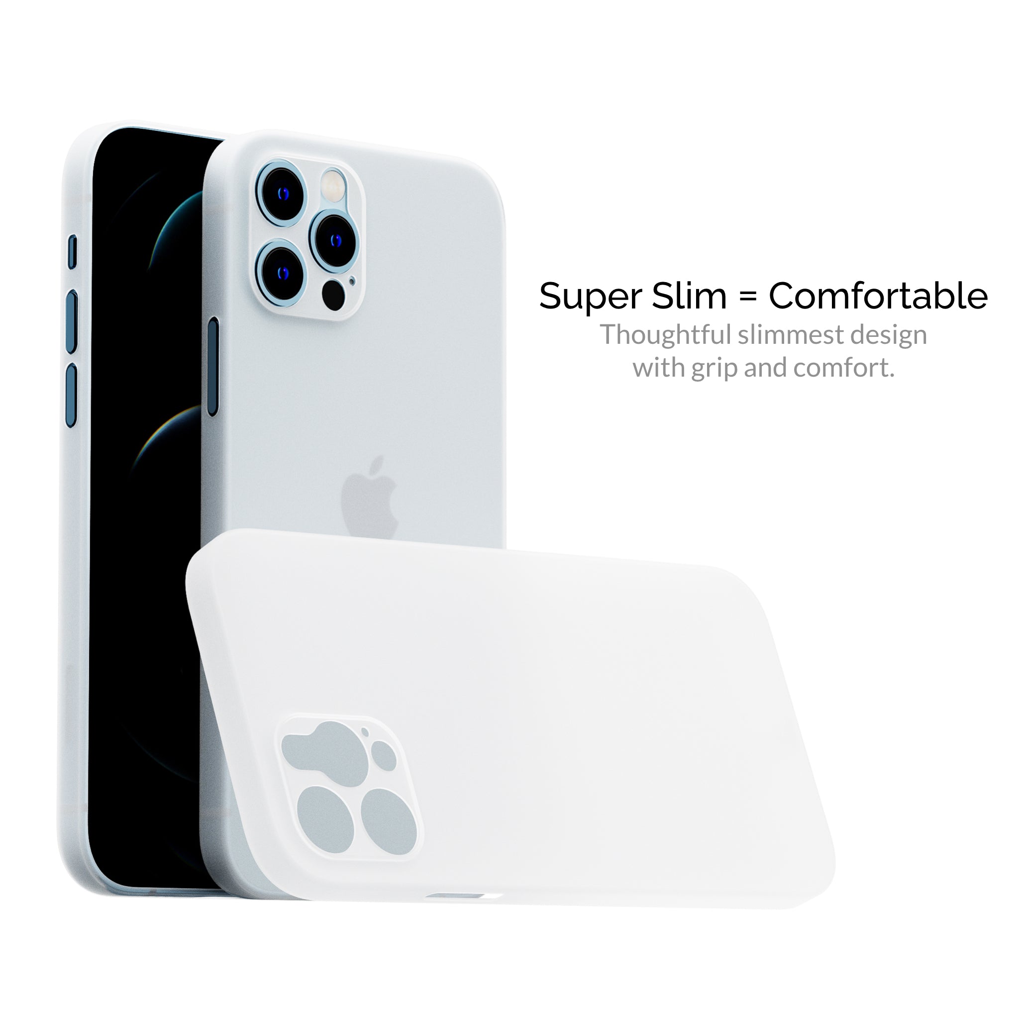 Slimcase for iPhone 12 Pro - Classic - Transparent - Slimcase.co