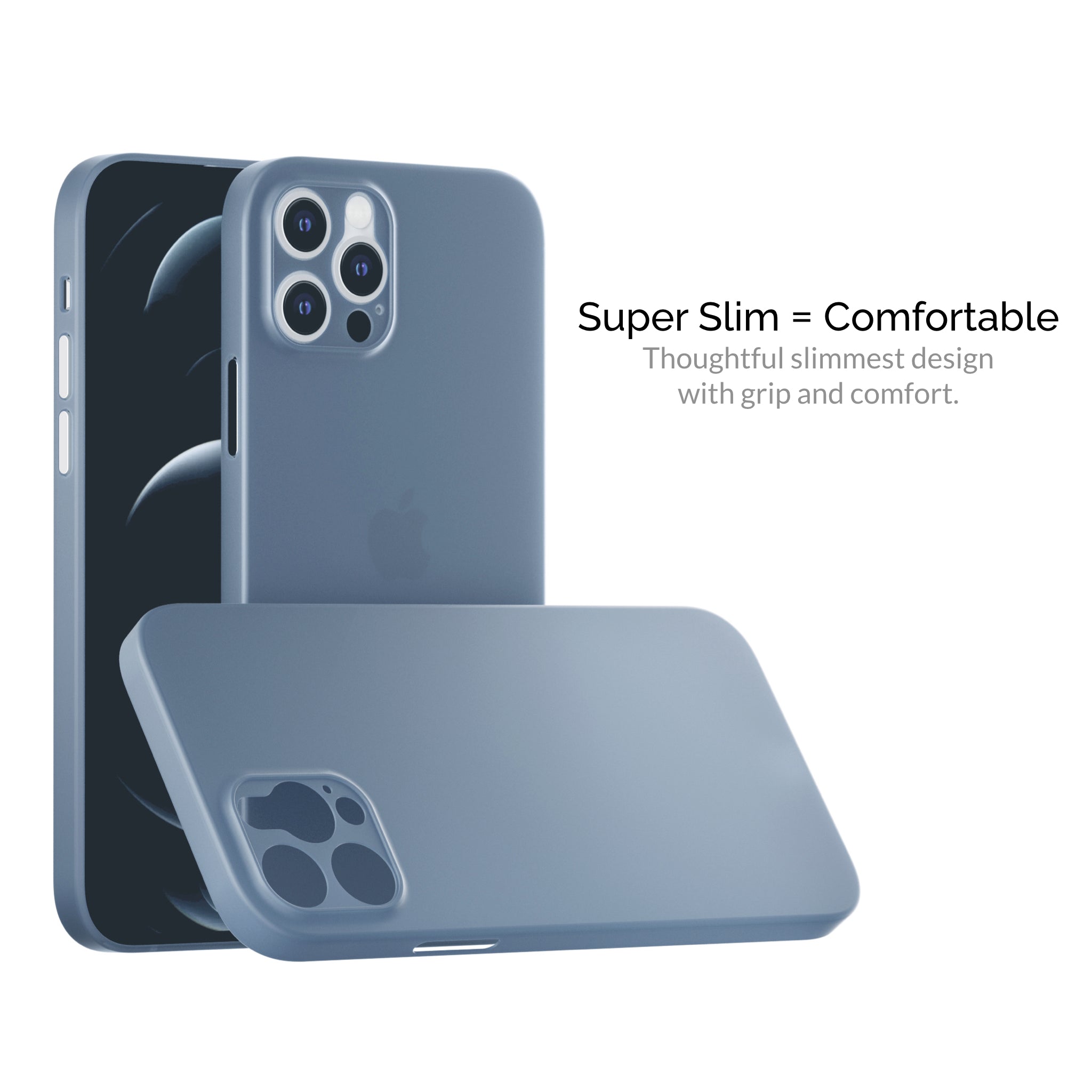 Slimcase for iPhone 12 Pro - Classic - Transparent - Slimcase.co