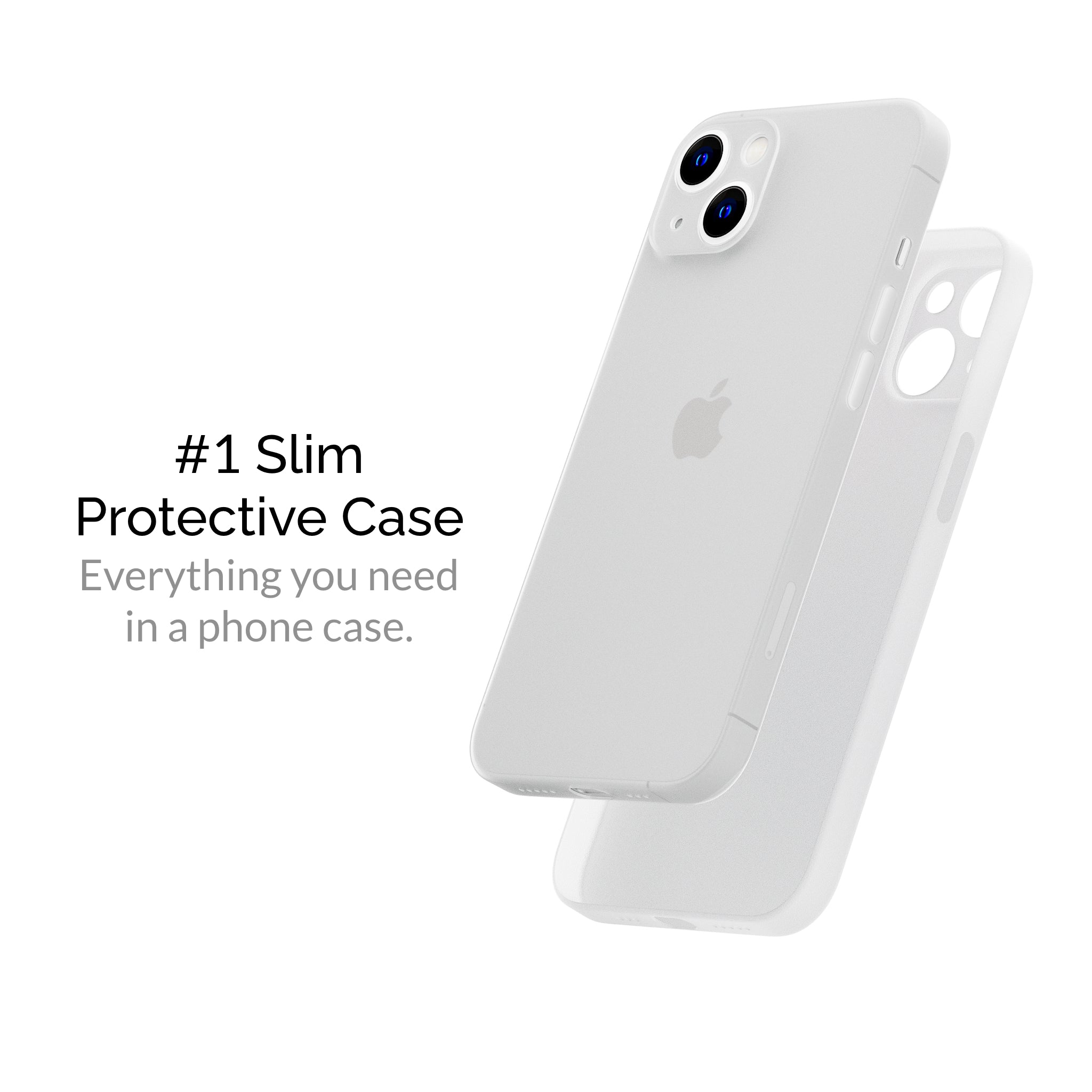 Slimcase for iPhone 13 Mini - Classic - Transparent - Slimcase.co