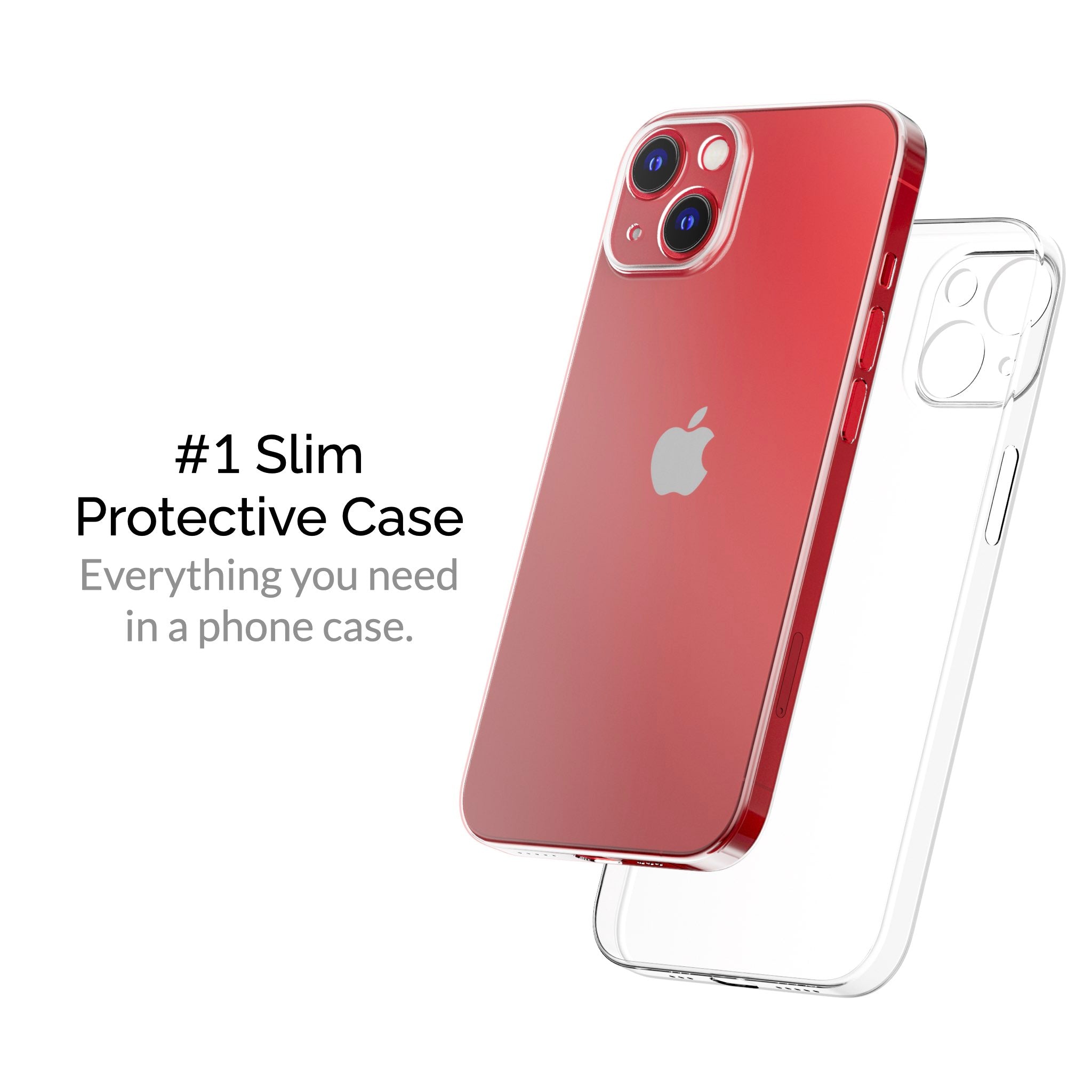 Slimcase for iPhone 13 Mini - Classic - Transparent - Slimcase.co