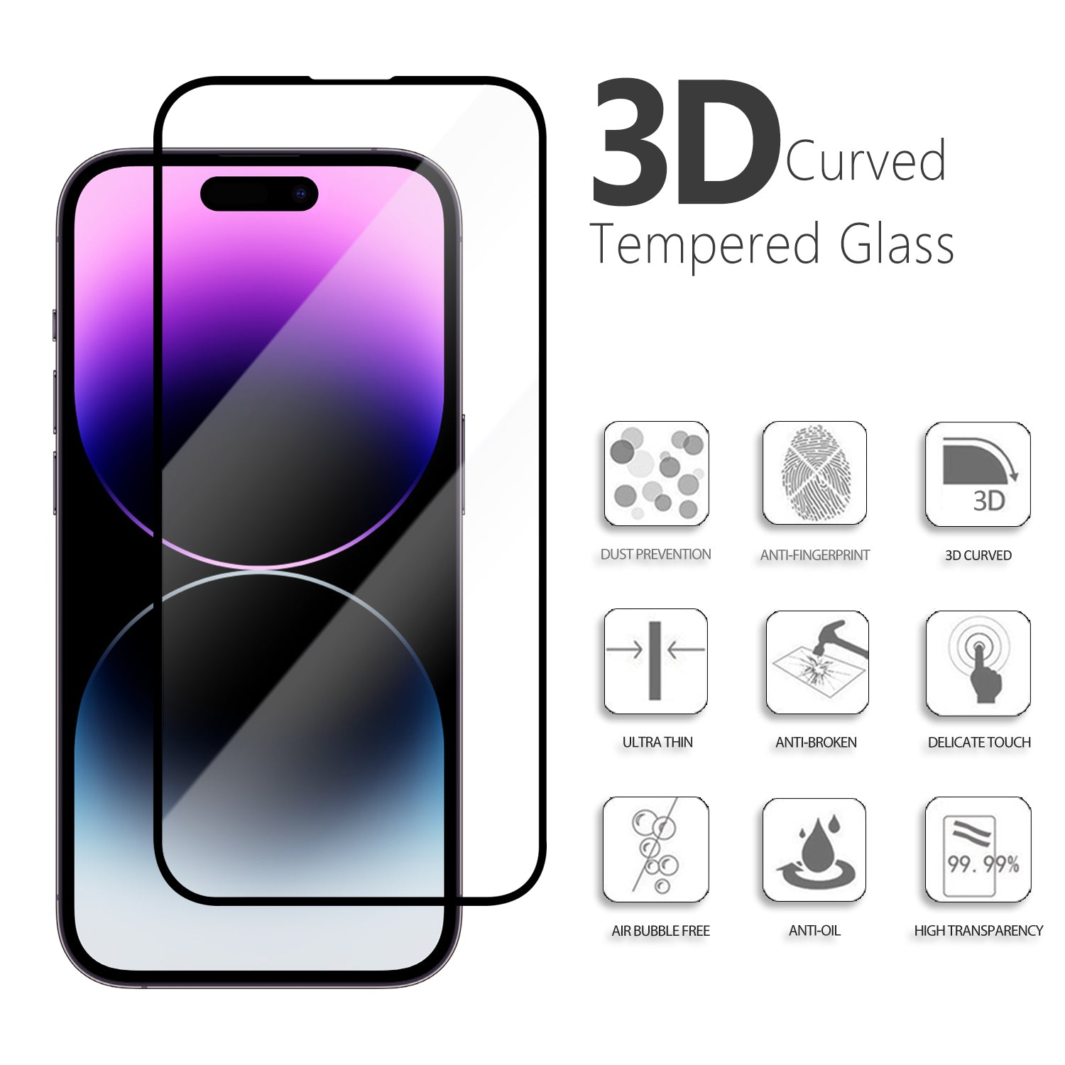 Screen Protector for iPhone 14 Series - iPhone 14 Pro Max - Slimcase.co