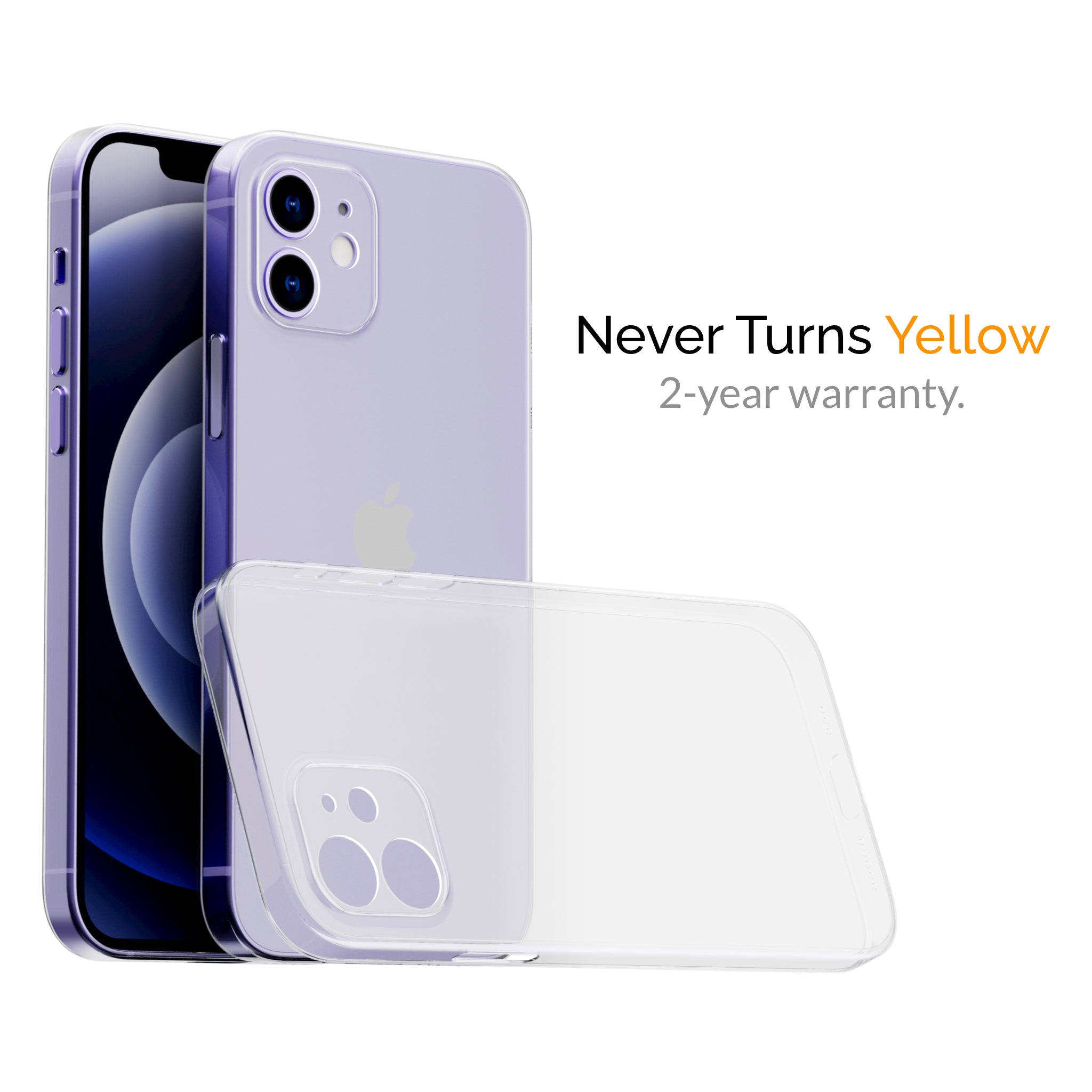 Slimcase for iPhone 12 - Classic - Transparent - Slimcase.co