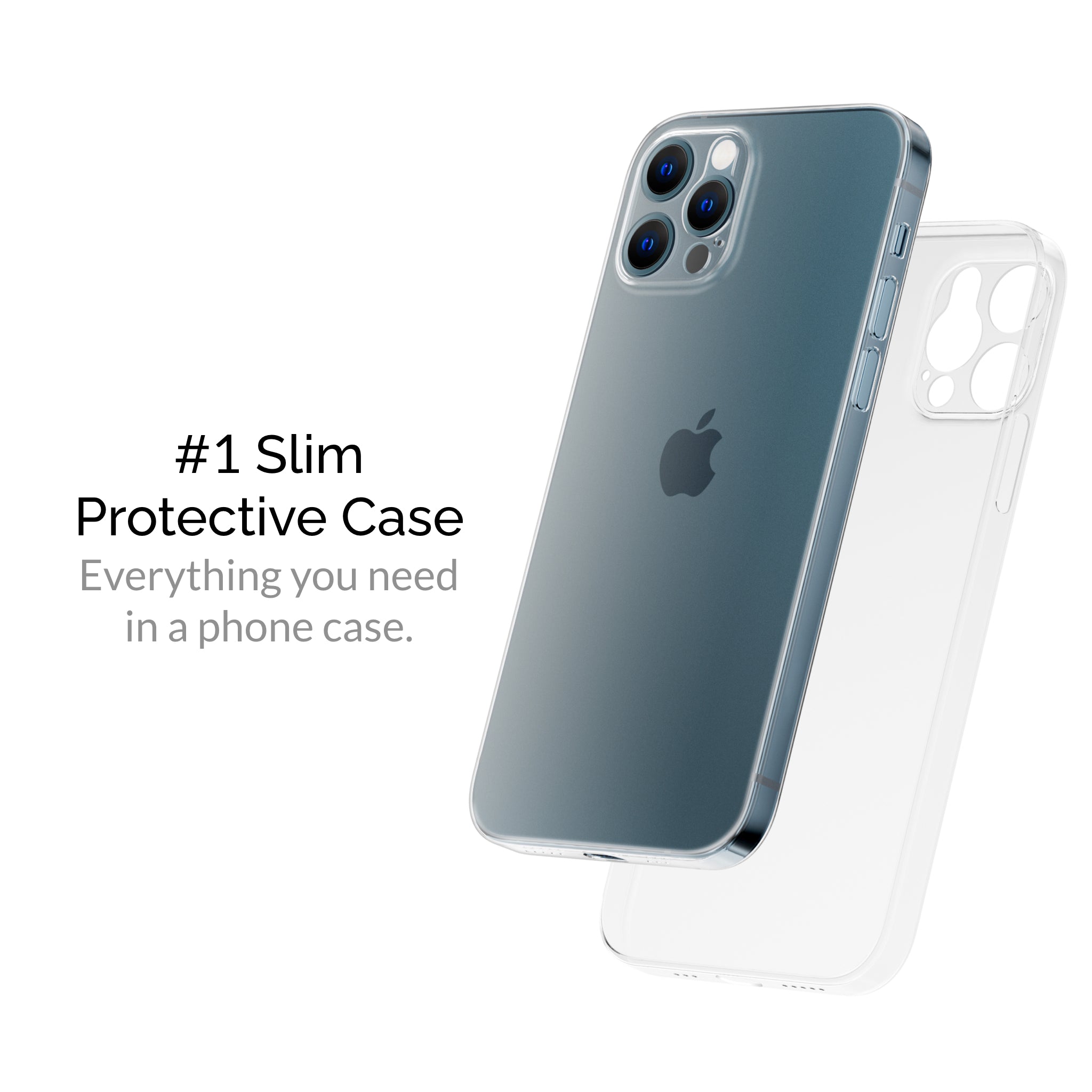 Slimcase for iPhone 12 Pro - Classic - Transparent - Slimcase.co