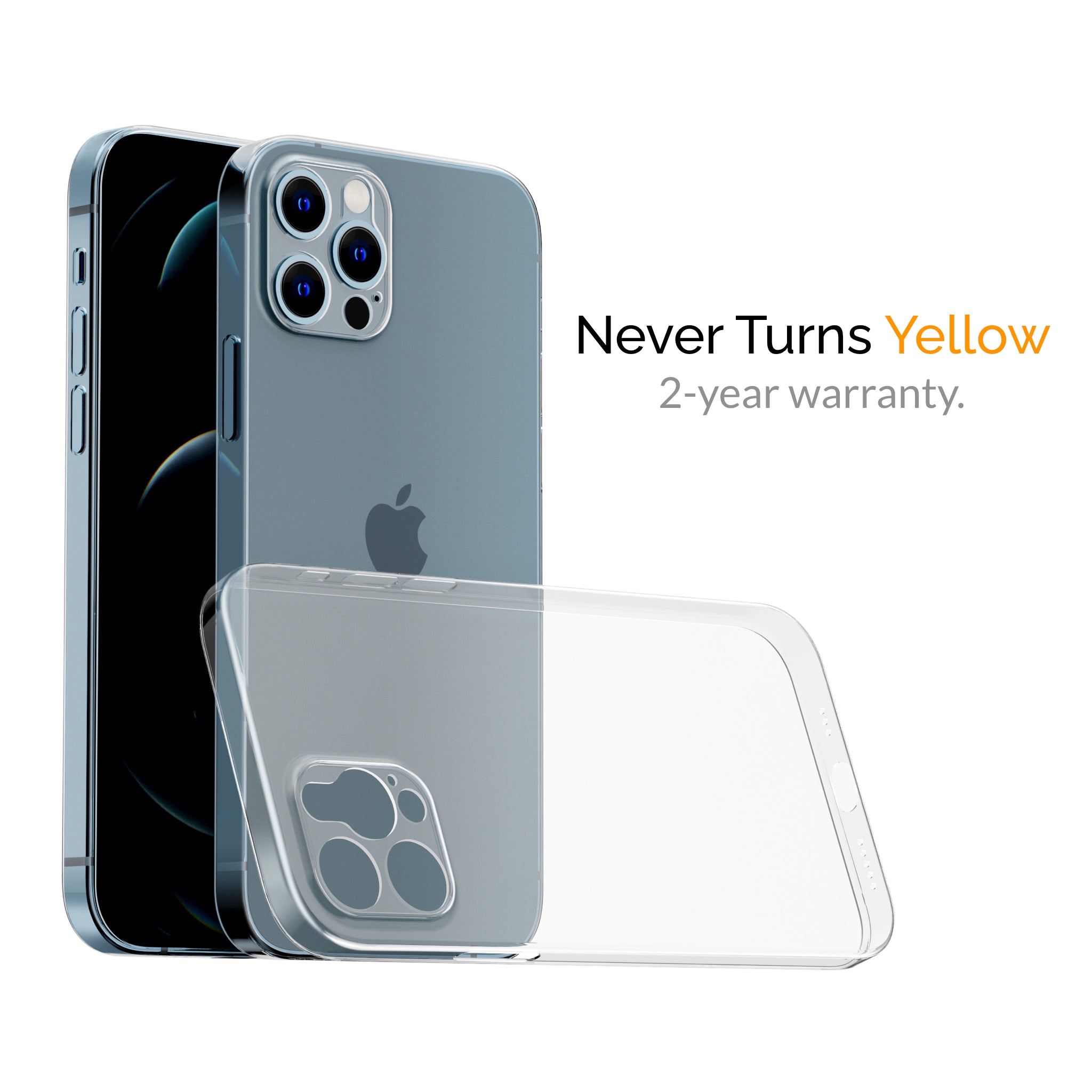 Slimcase for iPhone 12 Pro - Classic - Transparent - Slimcase.co