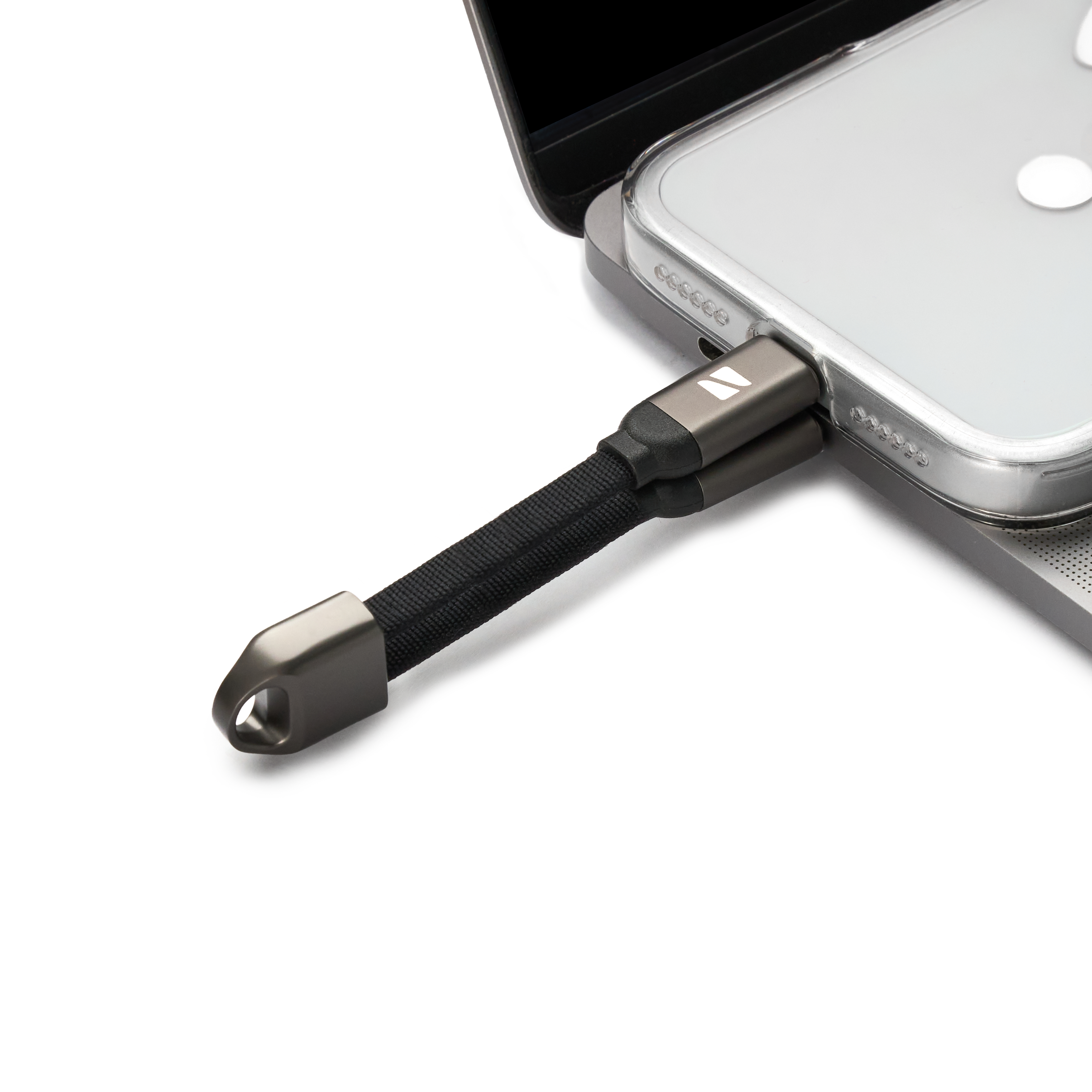 60W Type C-C keychain magnetic fast charging cable