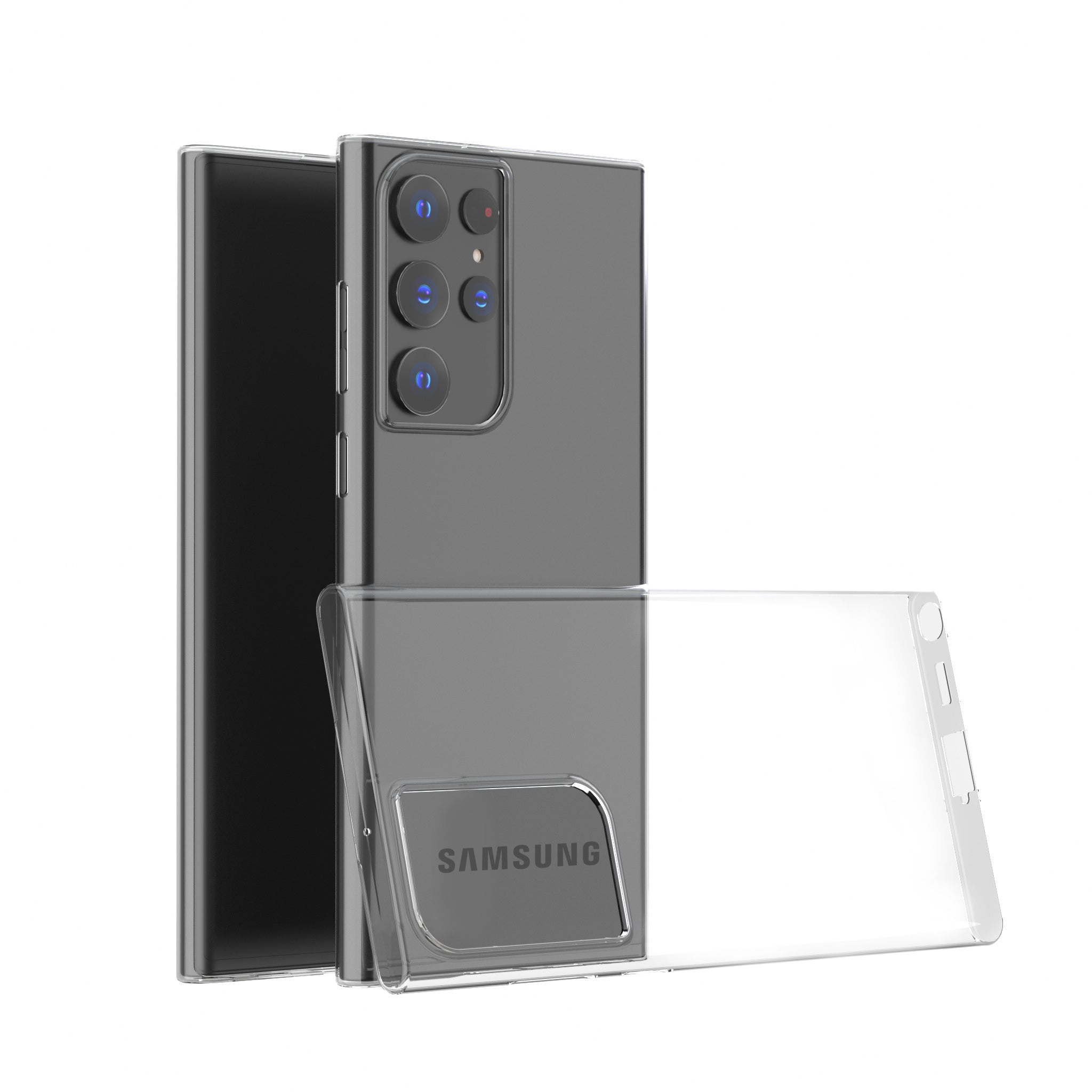 Case Funda Space Drop para Samsung Galaxy S22 Ultra - Transparente