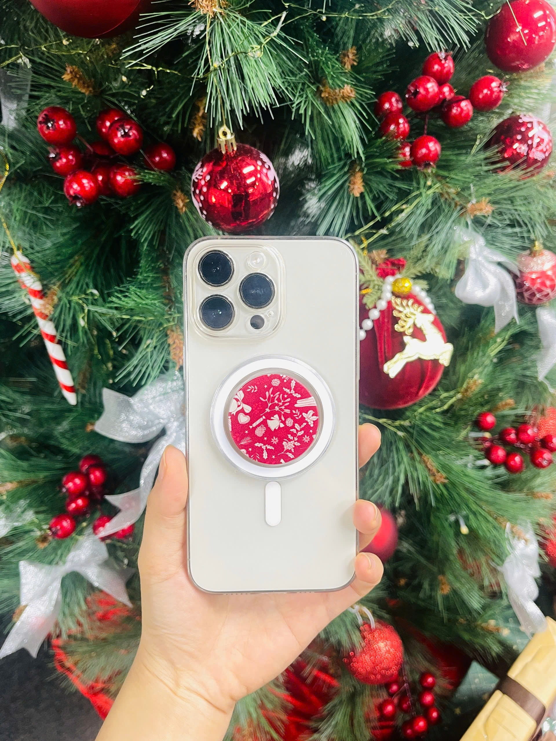 Magnetic Pop Socket - Transparent - Slimcase.co